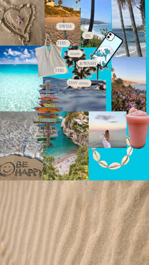 Puerto Rico Beach Collage Wallpaper