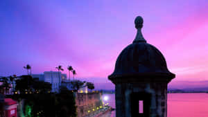 Puerto Rico Sunset Old San Juan Wallpaper