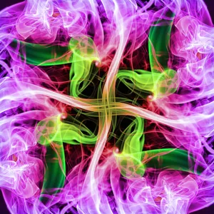 Puff Of Colorful Smoke Wallpaper