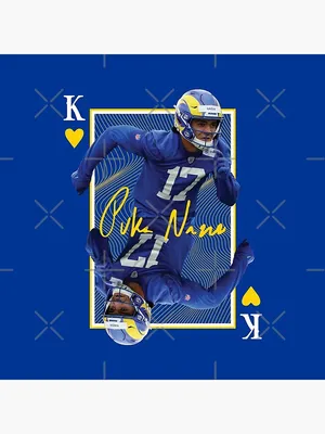 Puka Nacua Football Action Graphic Wallpaper