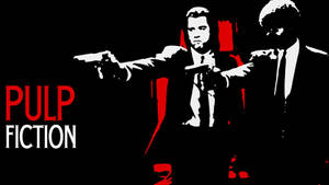 Pulp Fiction Hitmen Vincent Vega Jules Winnfield Wallpaper