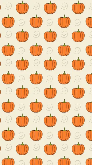 Pumpkin_ Pattern_ Halloween_ Aesthetic.jpg Wallpaper