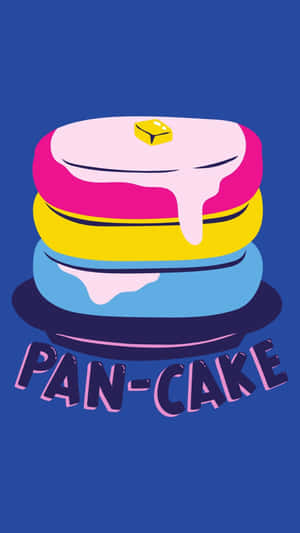 Pun Intended Pancake Graphic Wallpaper