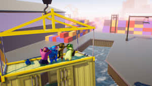 Punch Your Way To Victory In Gang Beasts! Wallpaper