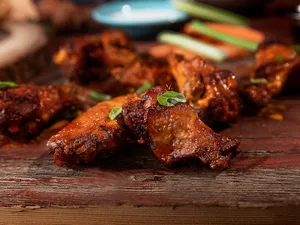 Pungent Peri Peri Chicken Dish Wallpaper