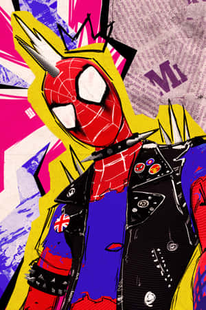 Punk Spiderman Artwork Wallpaper