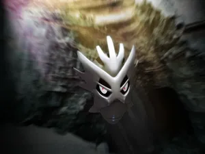Pupitar Emerging From Cave Wallpaper