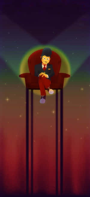 Puppet Show Hostin Armchair Wallpaper