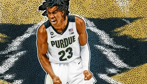 Purdue Basketball Player Celebration Wallpaper