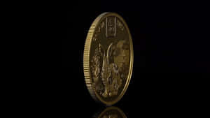 Pure Gold Coin Wallpaper