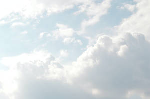 Pure White Clouds Wallpaper