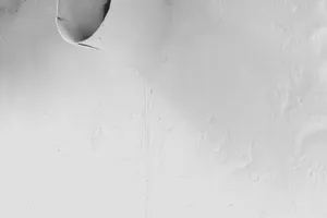 Pure White Painted Wall Wallpaper