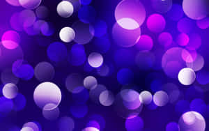 Purple Abstract Circles Blurry Wallpaper