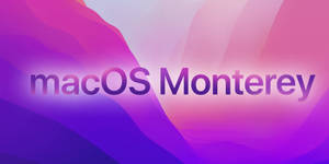 Purple Aesthetic Macos Monterey Wallpaper