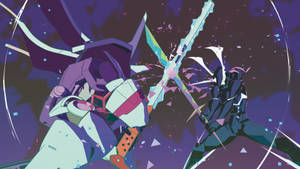 Purple Aesthetic Promare Wallpaper