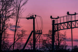 Purple Aesthetic Tumblr Laptop Sky Wallpaper