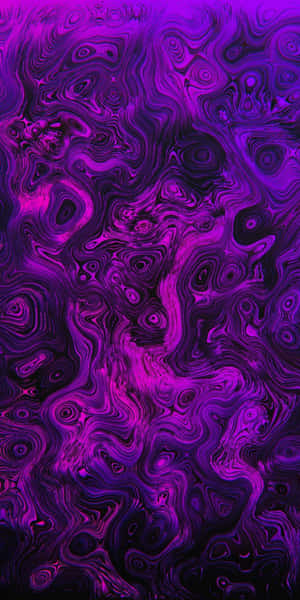 Purple And Black Swirls On A Black Background Wallpaper