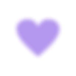 Purple Blurry Heart Wallpaper