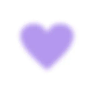 Purple Blurry Heart Wallpaper