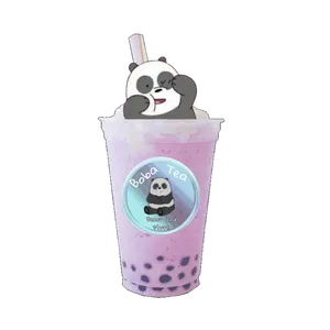 Purple Bubble Tea Panda We Bare Bears Wallpaper