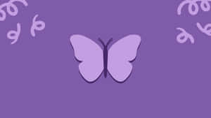 Purple Butterfly Background Wallpaper