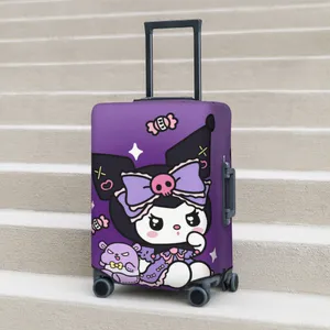 Purple Cartoon Character Luggage Wallpaper