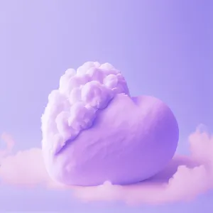 Purple Cloud Cotton Candy Wallpaper