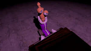 Purple Crowned Character Nighttime Wallpaper