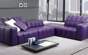 Purple Decor For A Modern Aesthetic Wallpaper