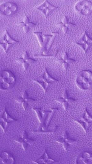 Purple Designer Leather Pattern Wallpaper