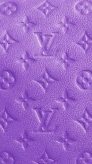 Purple Designer Leather Pattern Wallpaper