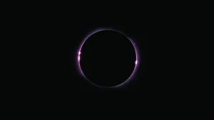Purple Eclipse Dark Abstract Wallpaper