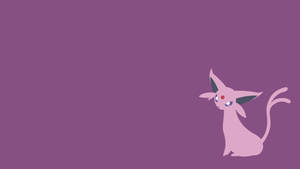 Purple Espeon Art Wallpaper