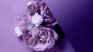 Purple Floral Bouquet Wallpaper