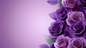 Purple Floral Elegance Wallpaper
