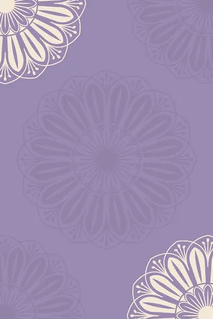 Purple Floral Pattern Aesthetic Wallpaper