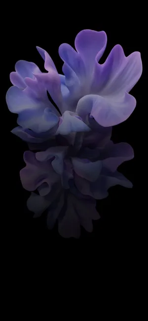 Purple Flower Abstract Artwork Wallpaper