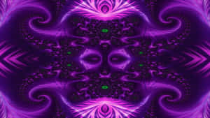 Purple Fractal Art Symmetry Trippy Aesthetic.jpg Wallpaper