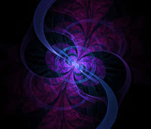 Purple Fractal Artwork Wallpaper