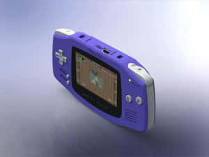 Purple Game Boy Advance3 D Render Wallpaper