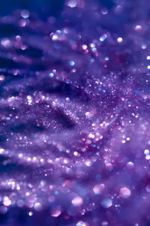 Purple Girly Xmas Bokeh Wallpaper