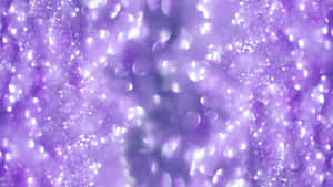 Purple Glitter Background With Bubbles Wallpaper