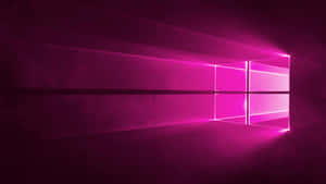 Purple_ Glow_ Windows_10_ Logo Wallpaper