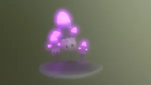 Purple Glowing Morelull Wallpaper