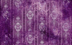 Purple Gothic Abstract Tapestry Wallpaper