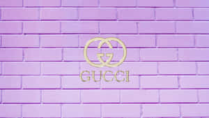 Purple Gucci Rectangular Bricks Wallpaper