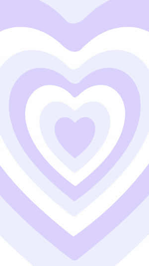 Purple Heart Concentric Waves Background Wallpaper