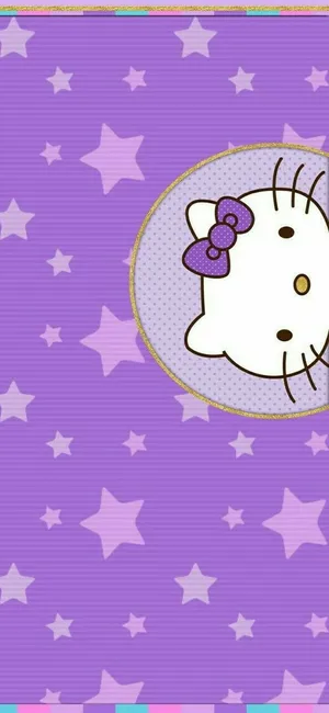 Purple Hello Kitty Wallpaper Wallpaper