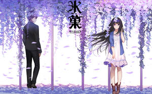 Purple Hyouka Poster Wallpaper