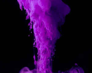 Purple Ink Explosion Abstract Wallpaper